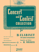 CONCERT AND CONTEST CLARINET ACCOMP CD -P.O.P. cover
